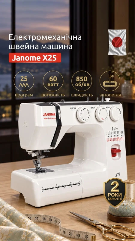 Швейна машина Janome X25