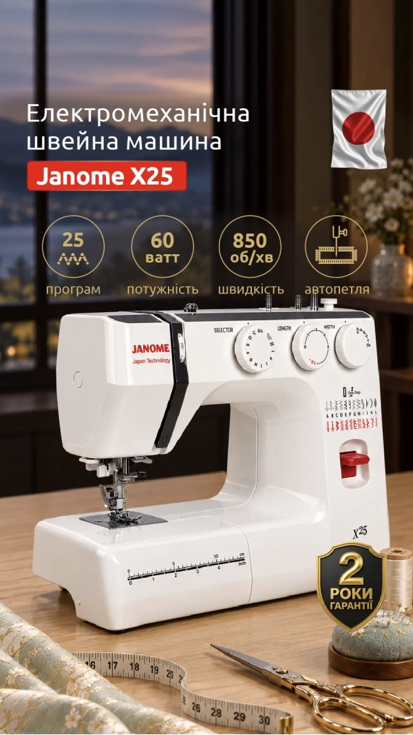 Швейная машина Janome X25