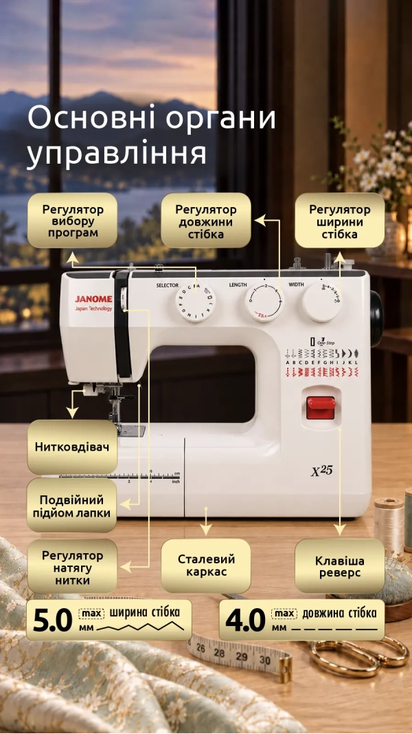 Швейная машина Janome X25