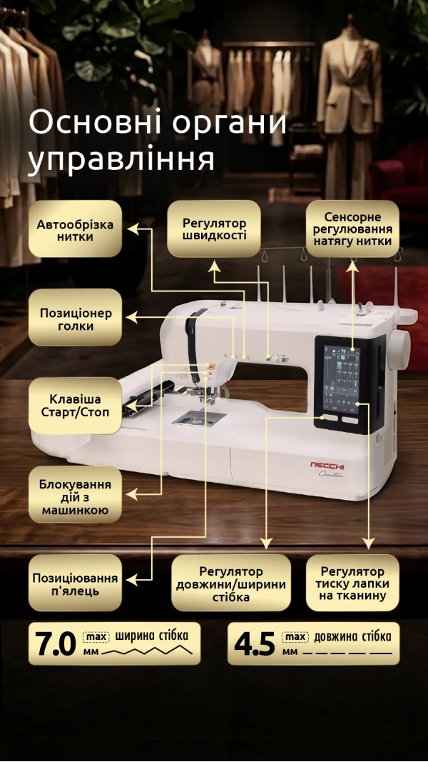 Вышивальная машина Necchi Creator C1200