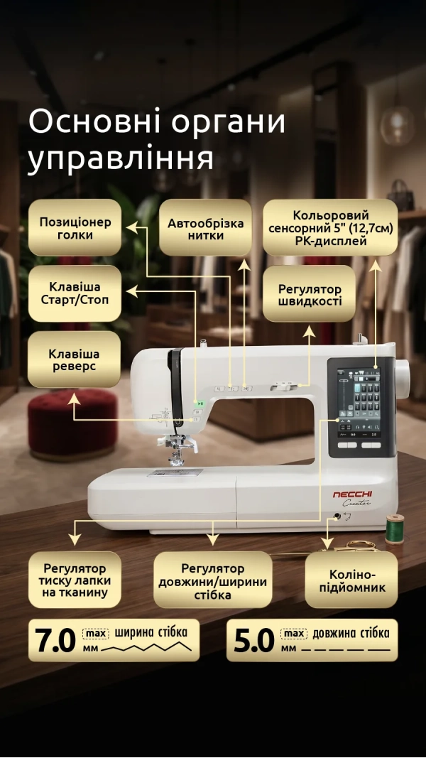 Уценка! Швейная машина Necchi Creator C700