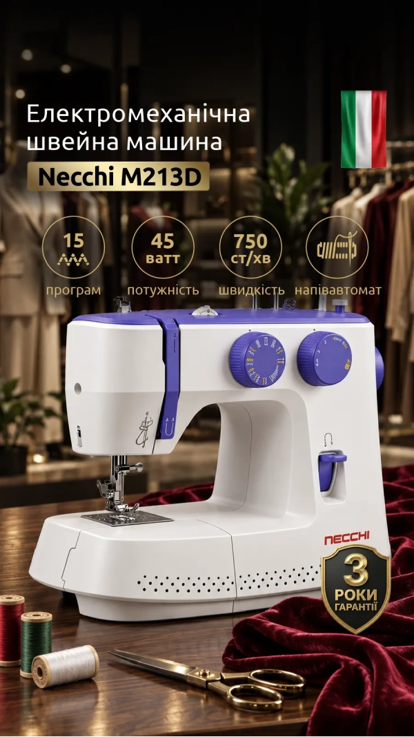 Швейна машина Necchi M213D