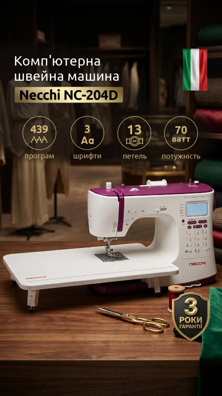 Швейная машина Necchi NC-204D