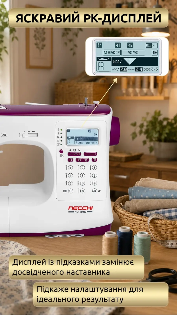 Швейная машина Necchi NC-204D