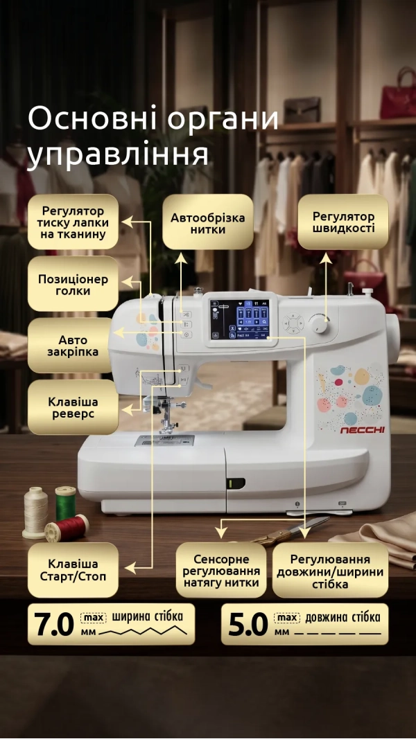 Швейно-вышивальная машина Necchi NE210