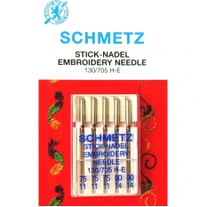 Иглы вышивальные Schmetz Embroidery №75-90 фото