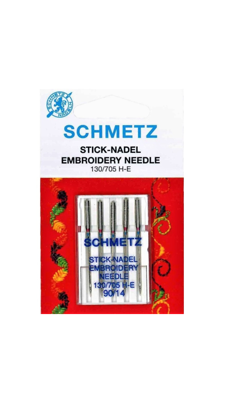 Иглы вышивальные Schmetz Embroidery №90