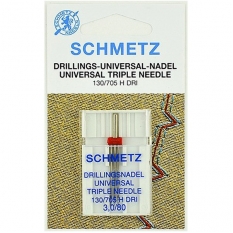 Голка потрійна універсальна Schmetz Triple Universal №80 / 3.0 фото