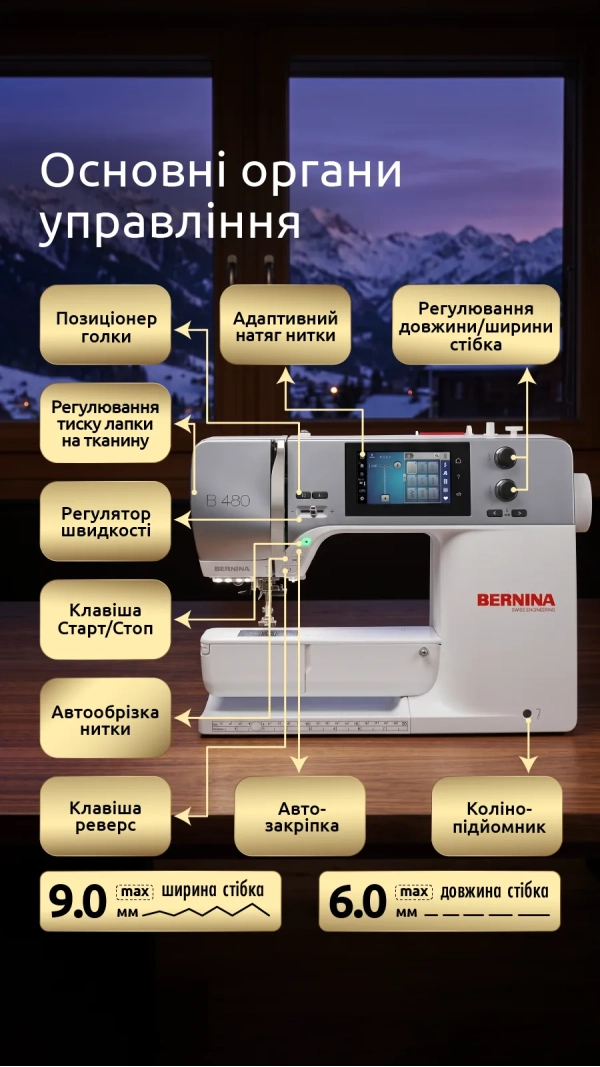 Швейная машина Bernina B 480