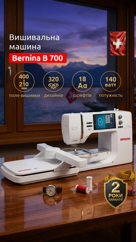 Вишивальна машина Bernina B700