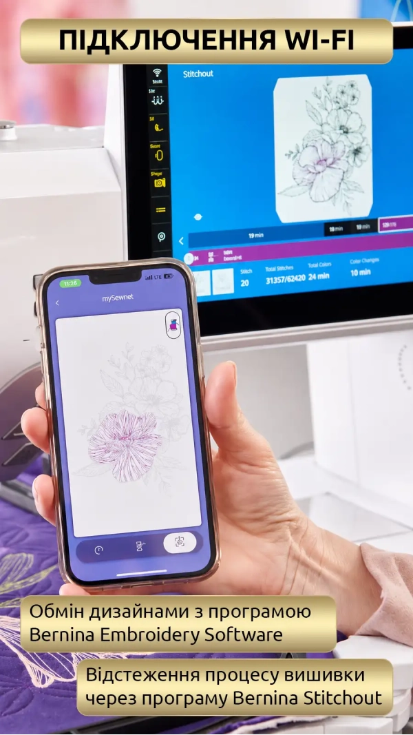 Швейно-вышивальная машина Bernina B 990