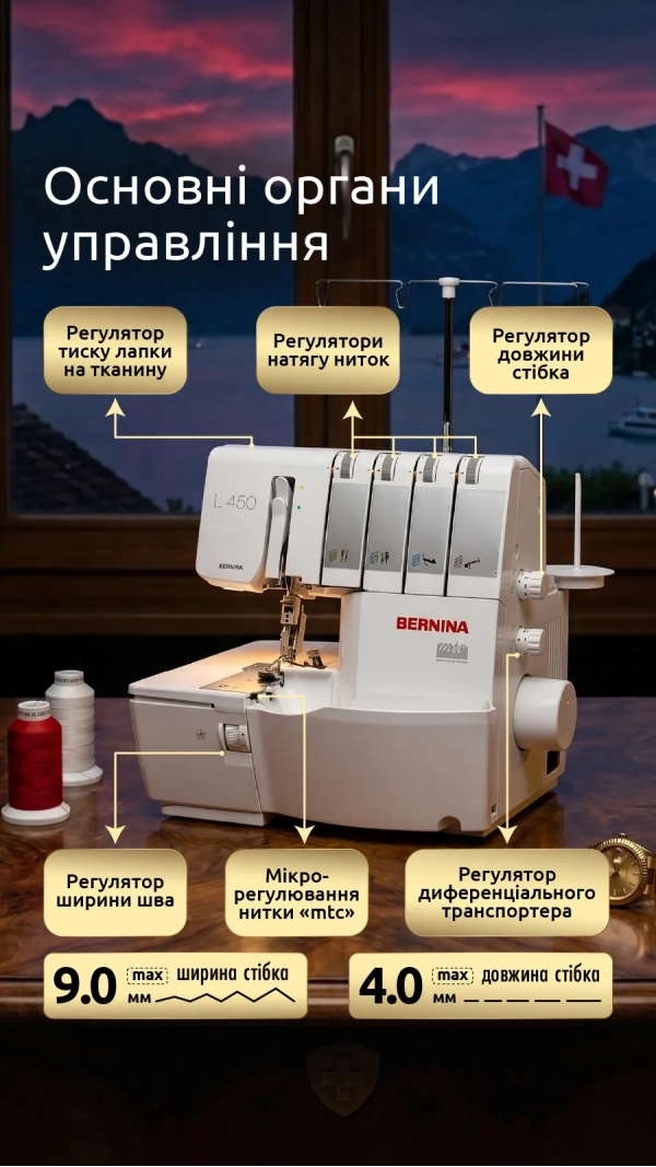 Оверлок BERNINA L 450
