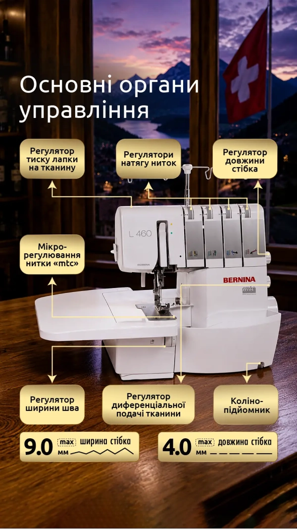 Оверлок Bernina L 460