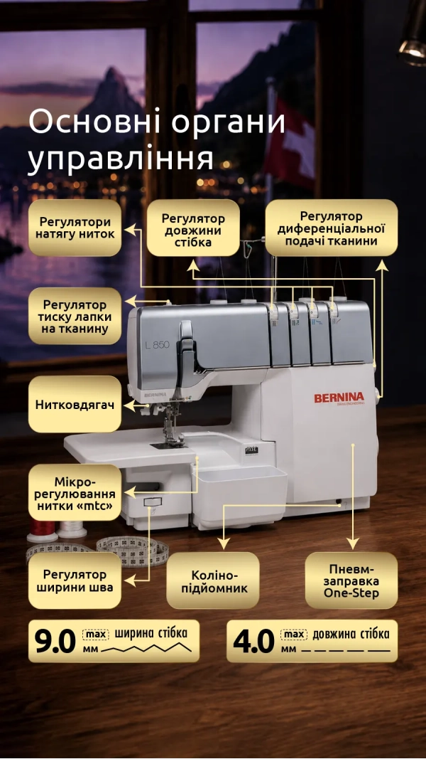 Оверлок Bernina L 850