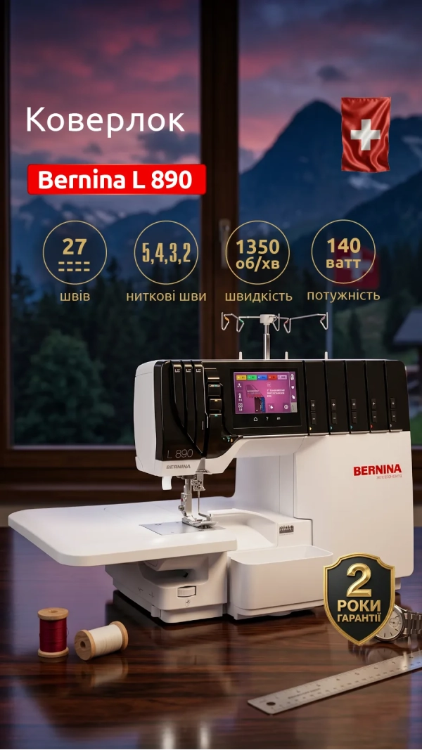 Коверлок Bernina L 890