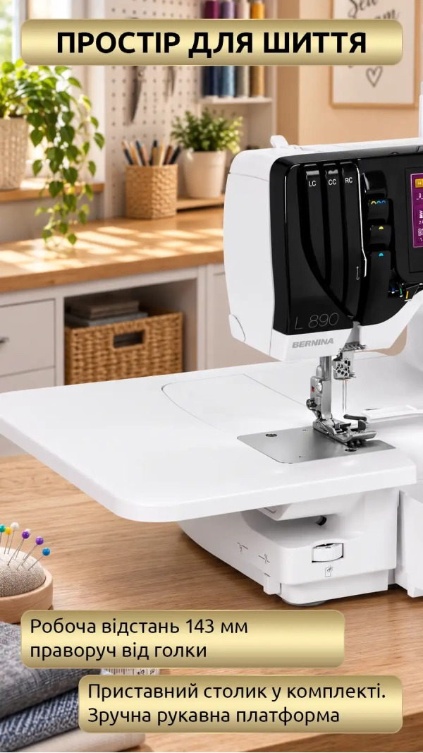 Коверлок Bernina L 890