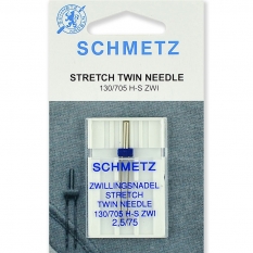 Подвійна голка Schmetz Twin Stretch №75/2,5 фото