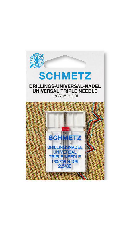 Игла тройная универсальная Schmetz Triple Universal №80/2,5