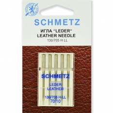Иглы для кожи Schmetz Leather №70 фото