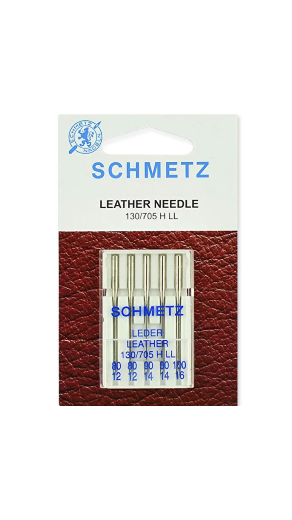 Голки для шкіри асорті Schmetz Leather №80-100 (5 шт).