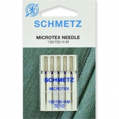 Голки для мікротекстиля Schmetz Microtex №70 фото