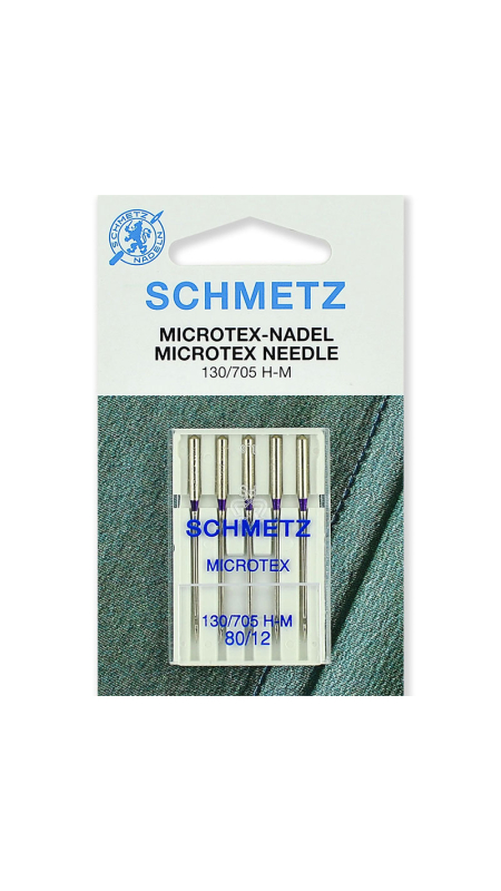 Голки для мікротекстиля Schmetz Microtex №80