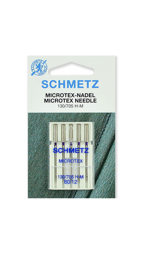 Голки для мікротекстиля Schmetz Microtex №80