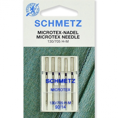 Голки для мікротекстиля Schmetz Microtex №90