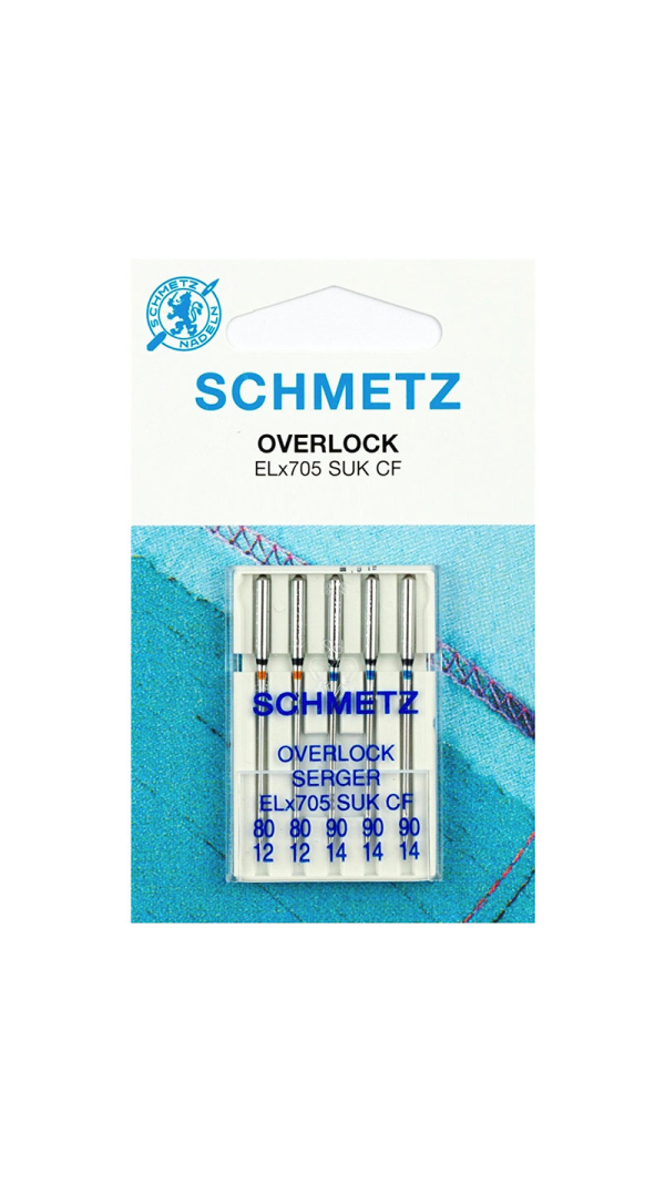 Голки для оверлока Schmetz Overlock №80-90