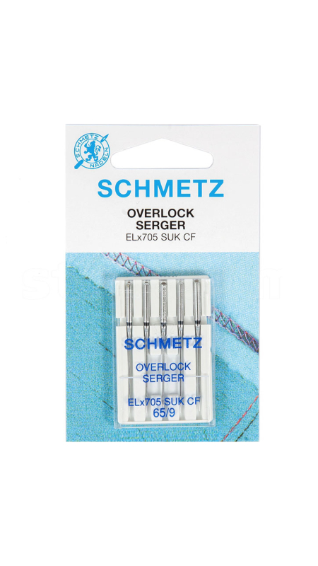 Иглы для оверлока Schmetz Overlock №65