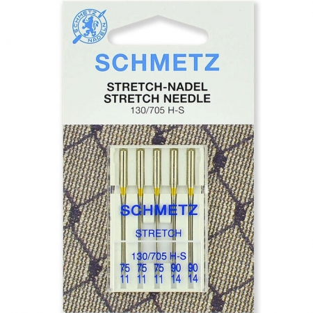 Иглы для трикотажа ассорти Schmetz Stretch №75-90