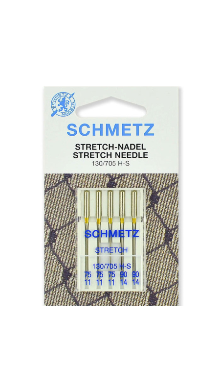 Иглы для трикотажа ассорти Schmetz Stretch №75-90