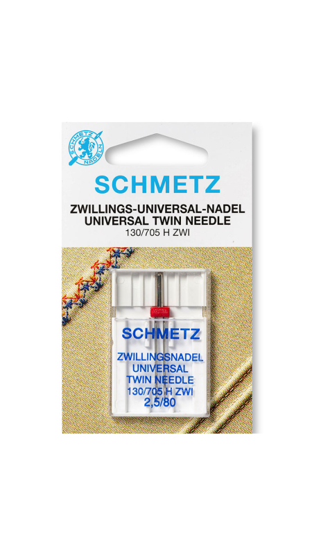 Игла двойная универсальная Schmetz Twin Universal №80/2.5