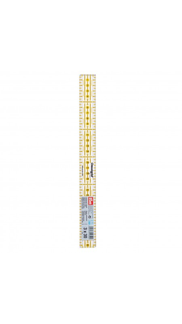 Линейка для пэчворка 3*30 см Prym 611650