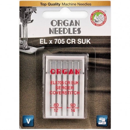 Иглы для распошивалки Organ CoverStitch №80-90