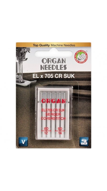 Голки для розпошивалки Organ CoverStitch №80-90