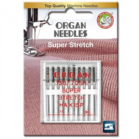 Иглы для стрейча Organ Super Stretch 75-90 10 штук