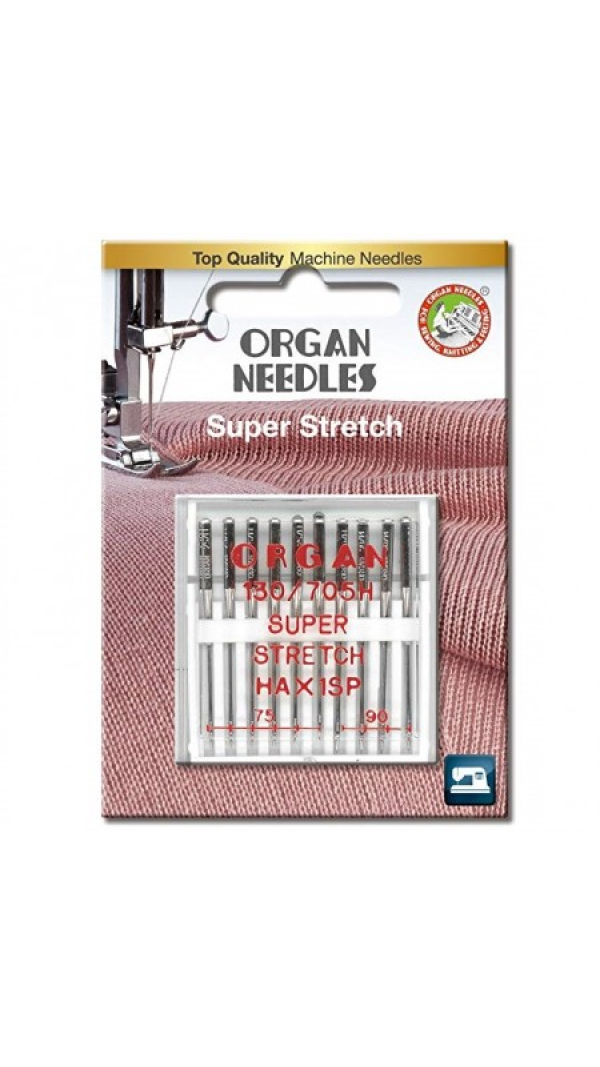 Иглы для стрейча Organ Super Stretch 75-90 10 штук