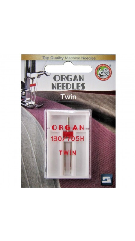 Игла двойная универсальная Organ Twin №80/4.0