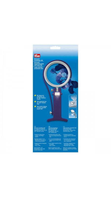 Лупа с LED лампой Prym 610380 