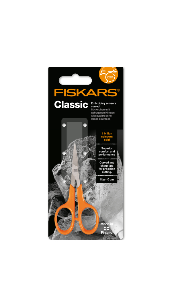 Ножницы изогнутые 10 см Fiskars 1005144