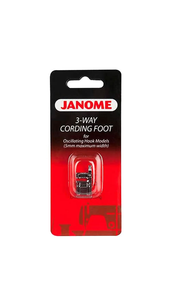 Лапка трехжелобковая Janome 200126009