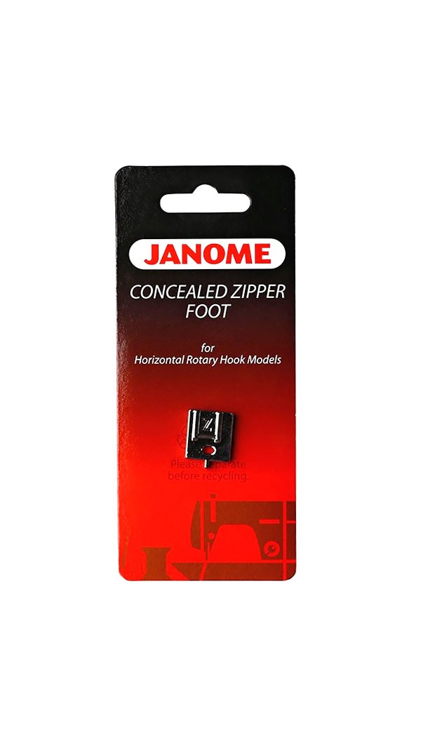Лапка для потайной молнии Janome 200333001