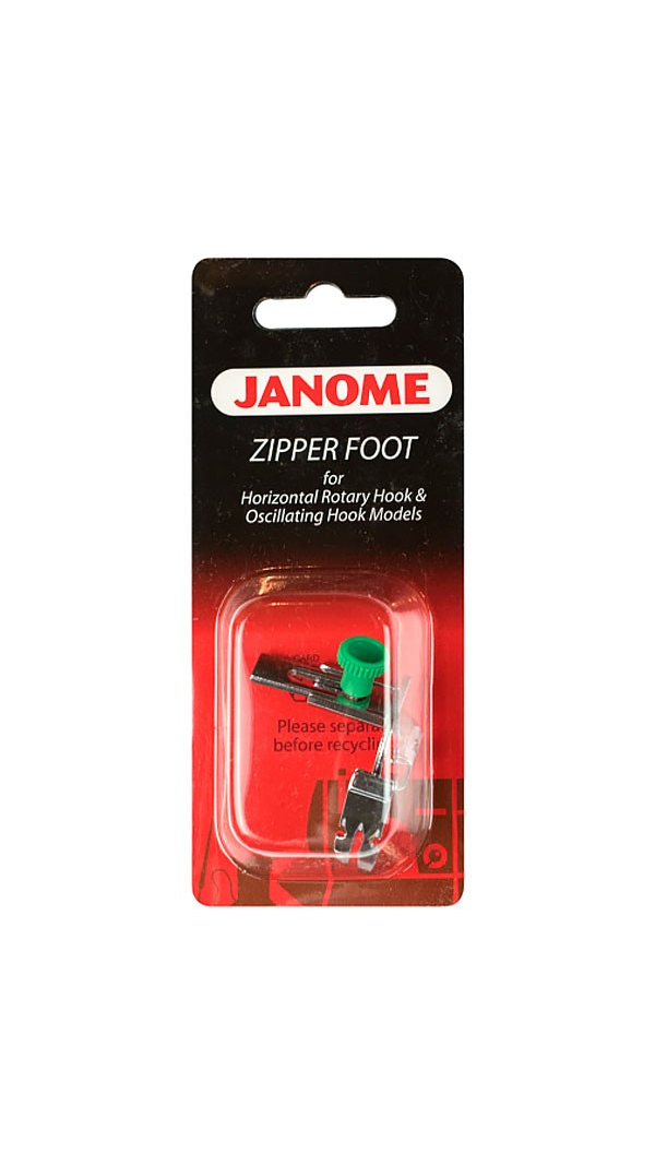 Лапка узкая для вшивания молнии Janome 200342003