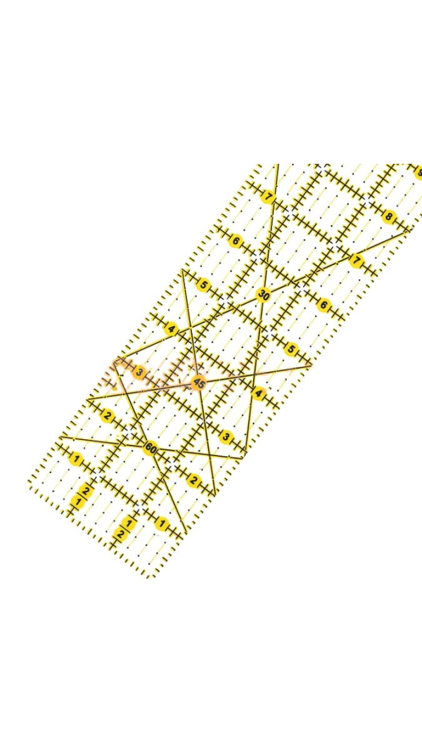 Линейка UniSew универсальная для квилтинга и пэчворка QR-05