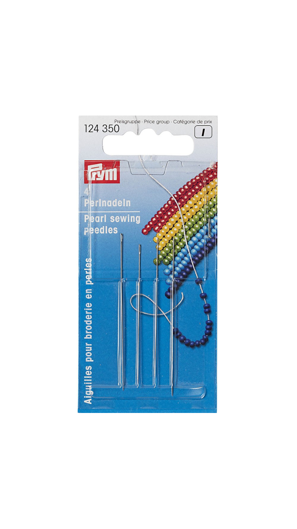 Голки Prym 124350 для бісеру №10-12