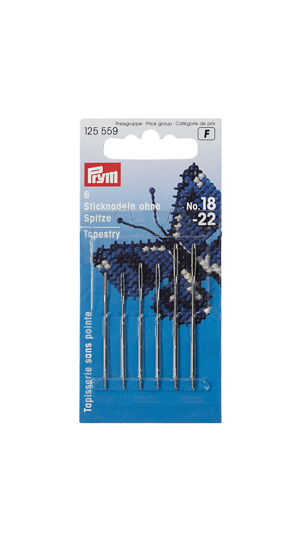 Иглы Prym 125559 с закругленным острием №18-22