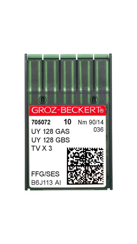 Иглы промышленные Groz-Beckert UY128GAS SES №90