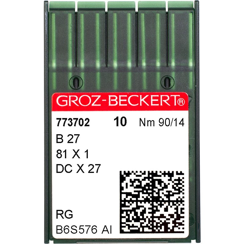 Голки промислові Groz-Beckert DCx27 RG №90