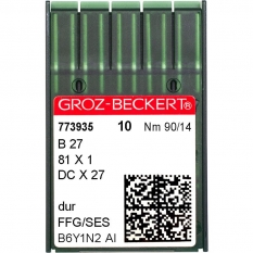 Иглы промышленные Groz-Beckert DCx27 SES №90 фото